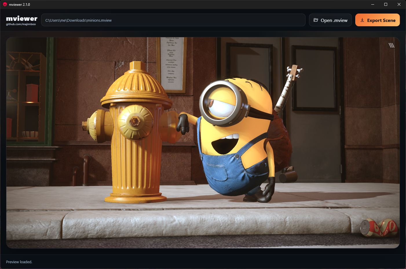 mviewer export preview